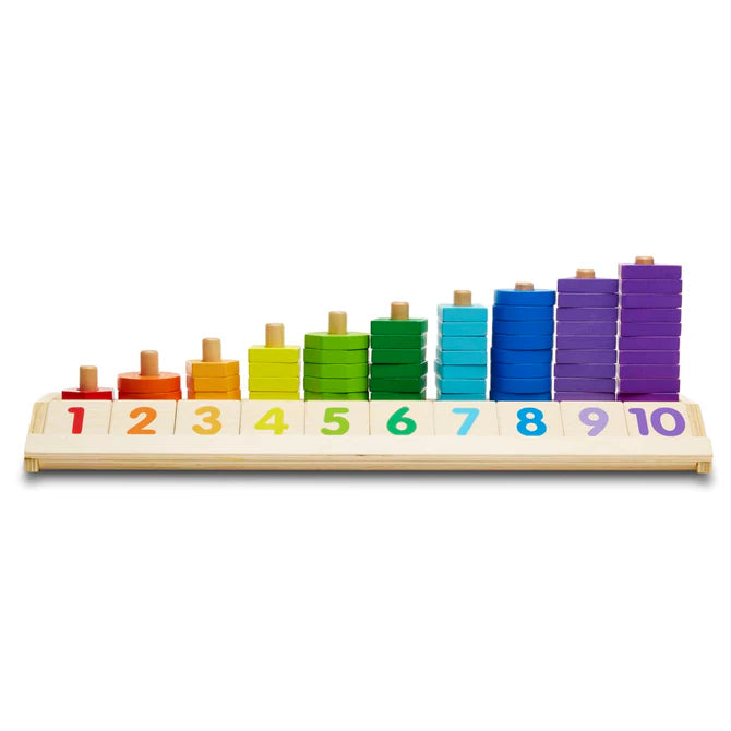 Melissa & Doug Counting Shape Stacker