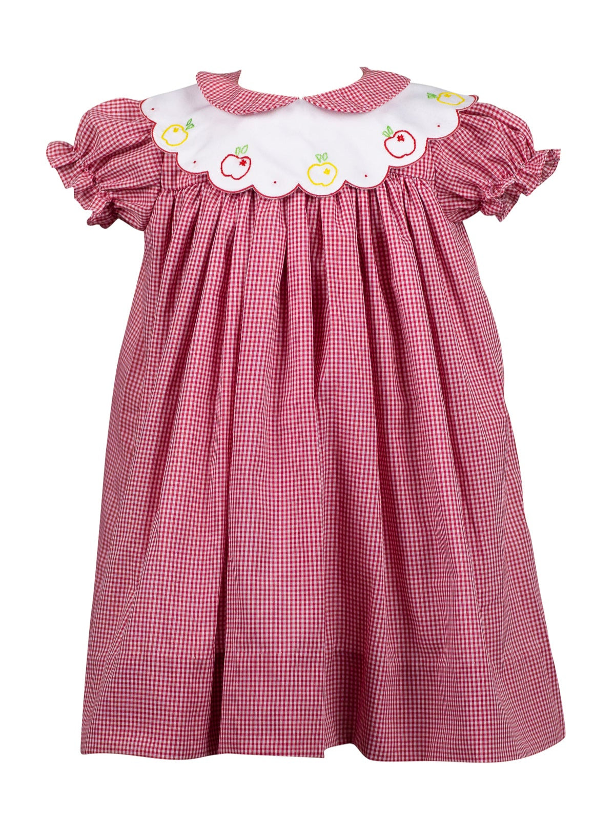 The Proper Peony Crispin Apple Scallop Dress