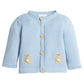 Blue Teddy Bear Crochet Sweater