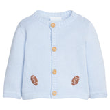 Little English Crochet Cardigan - Football
