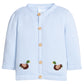 Little English Mallard Crochet Cardigan