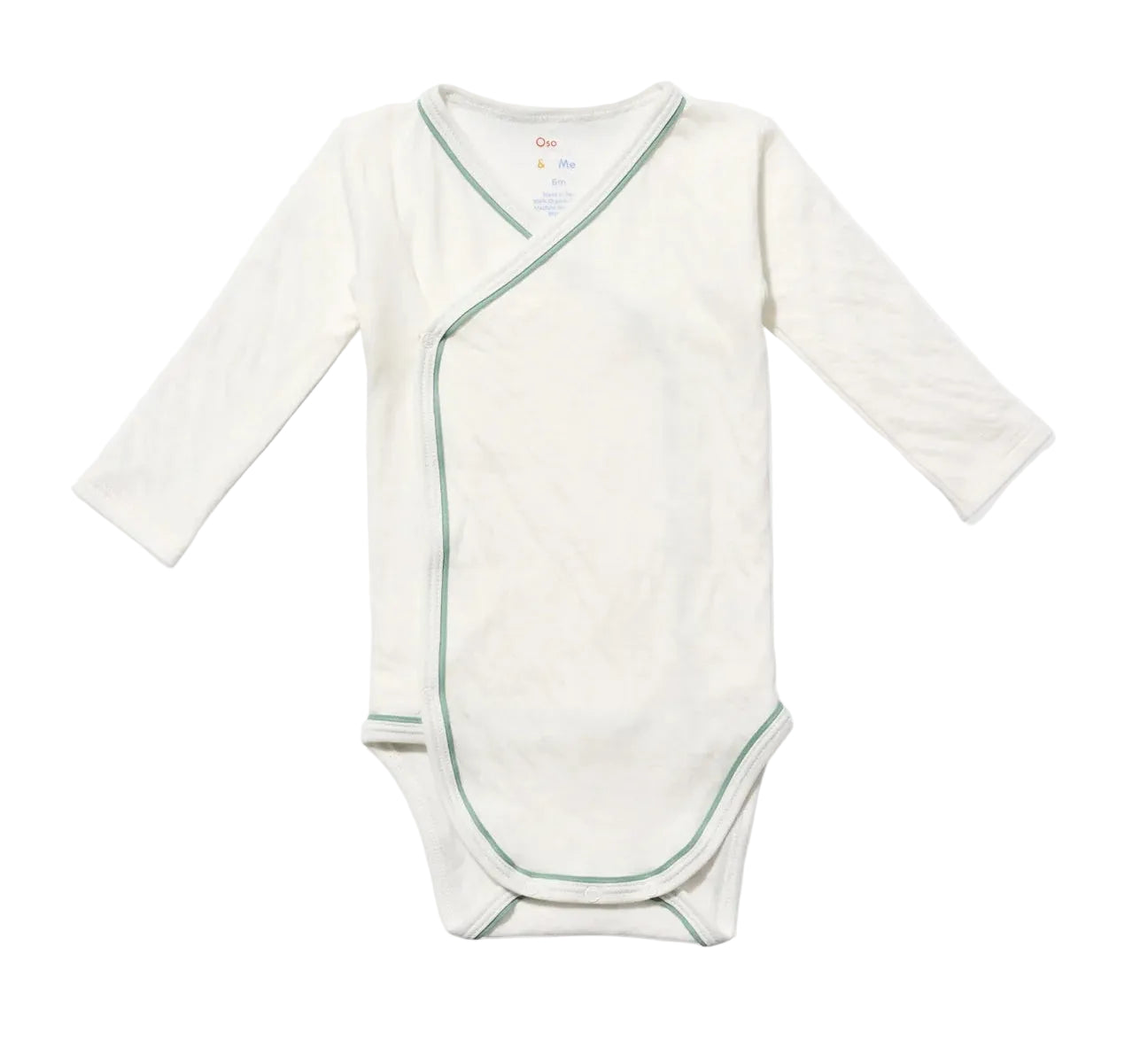 Oso & Me Crossbody One- Piece- Seafoam Piping