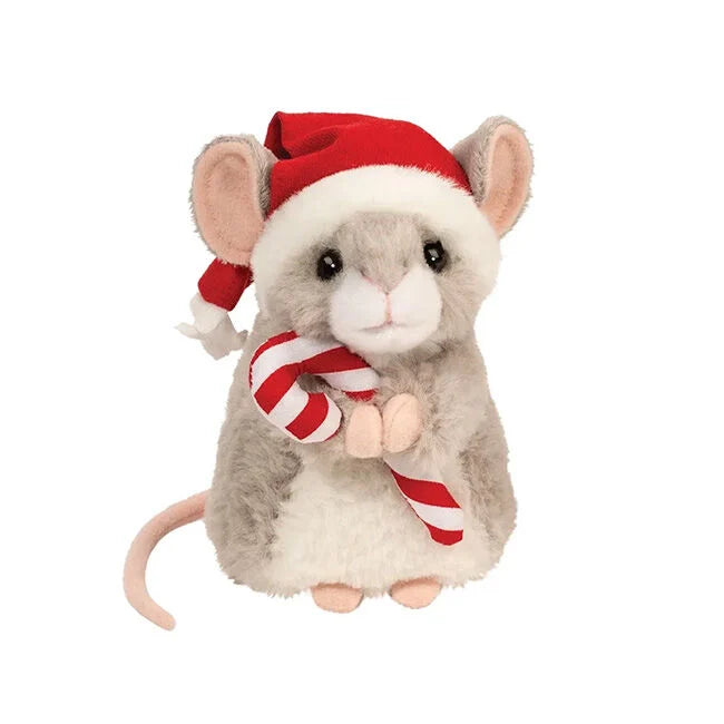 Douglas Merrie Mouse With Santa Hat