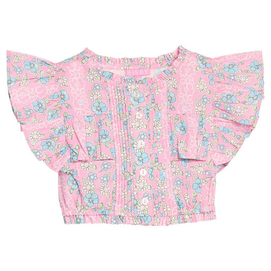 Annie Top- Spring Marguerite Floral