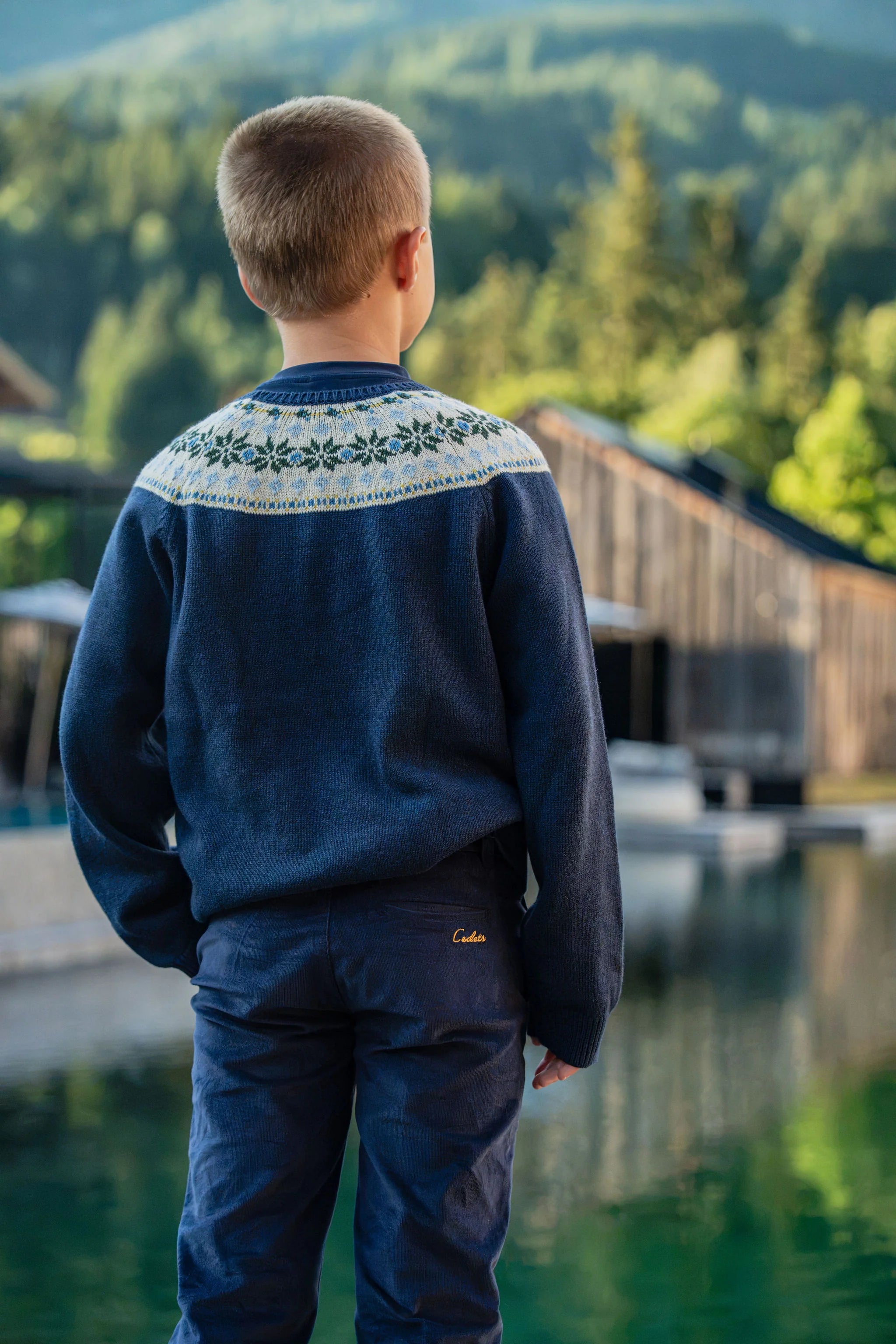 Cadets Fair Isle Crewneck Sweater