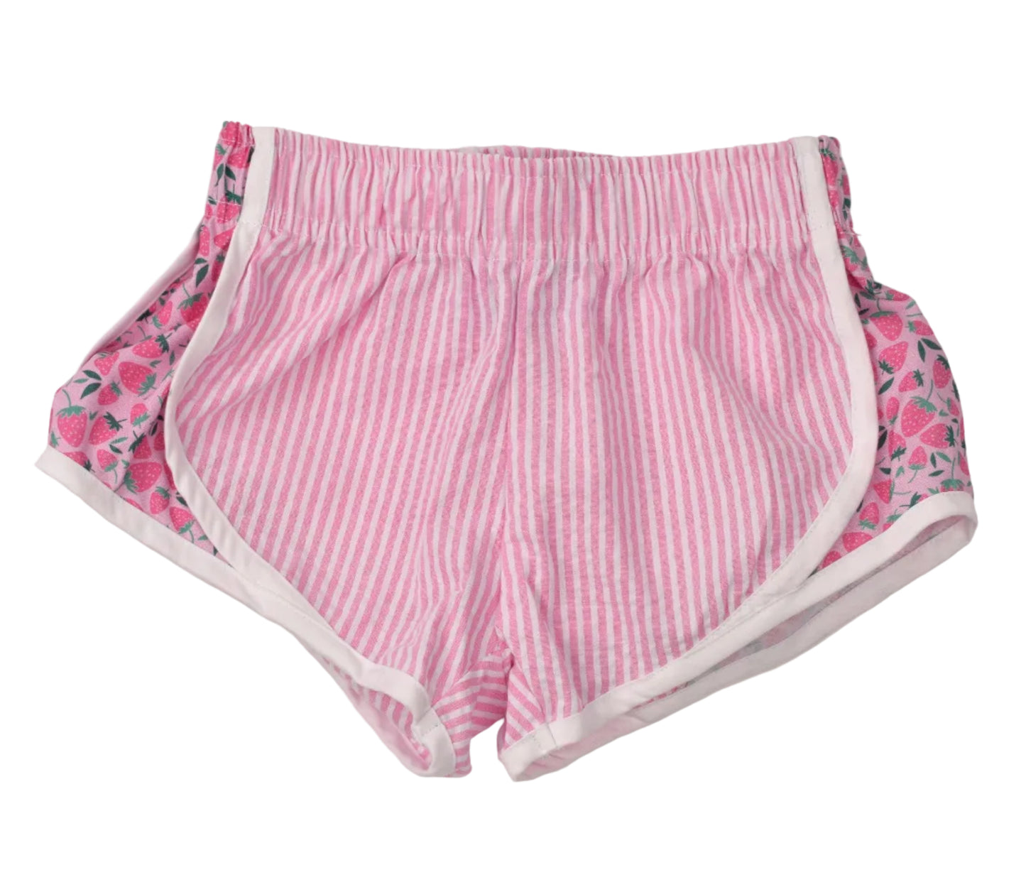 Athletic Shorts - Strawberry Sides