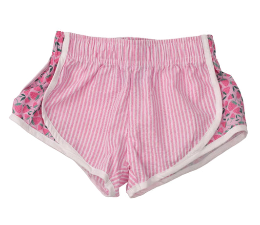 Athletic Shorts - Strawberry Sides