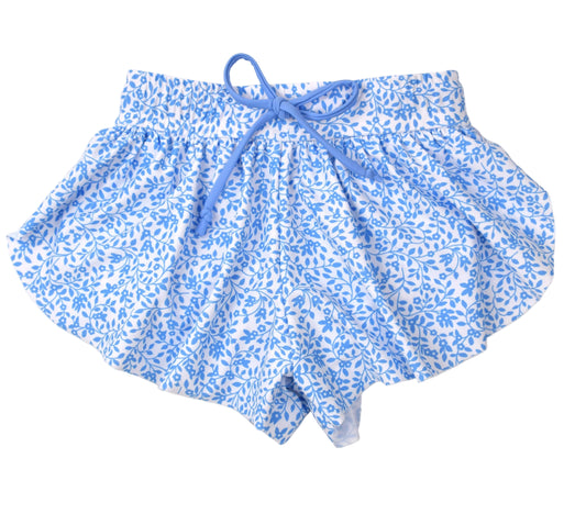 Funtasia Too Blue Floral Butterfly Shorts