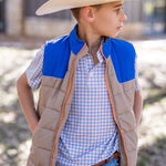 BlueQuail Brazos Plaid Vest