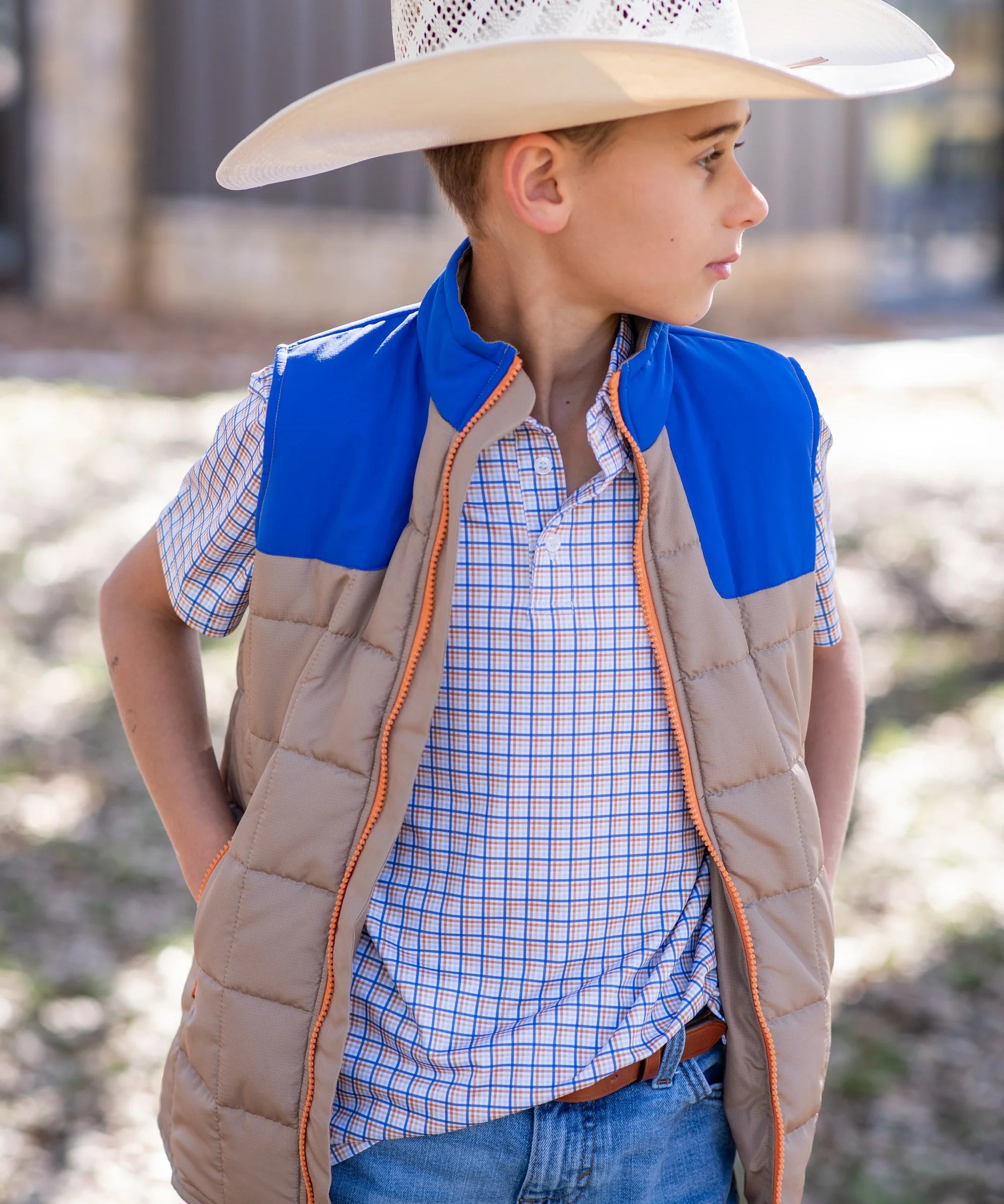 BlueQuail Brazos Plaid Vest