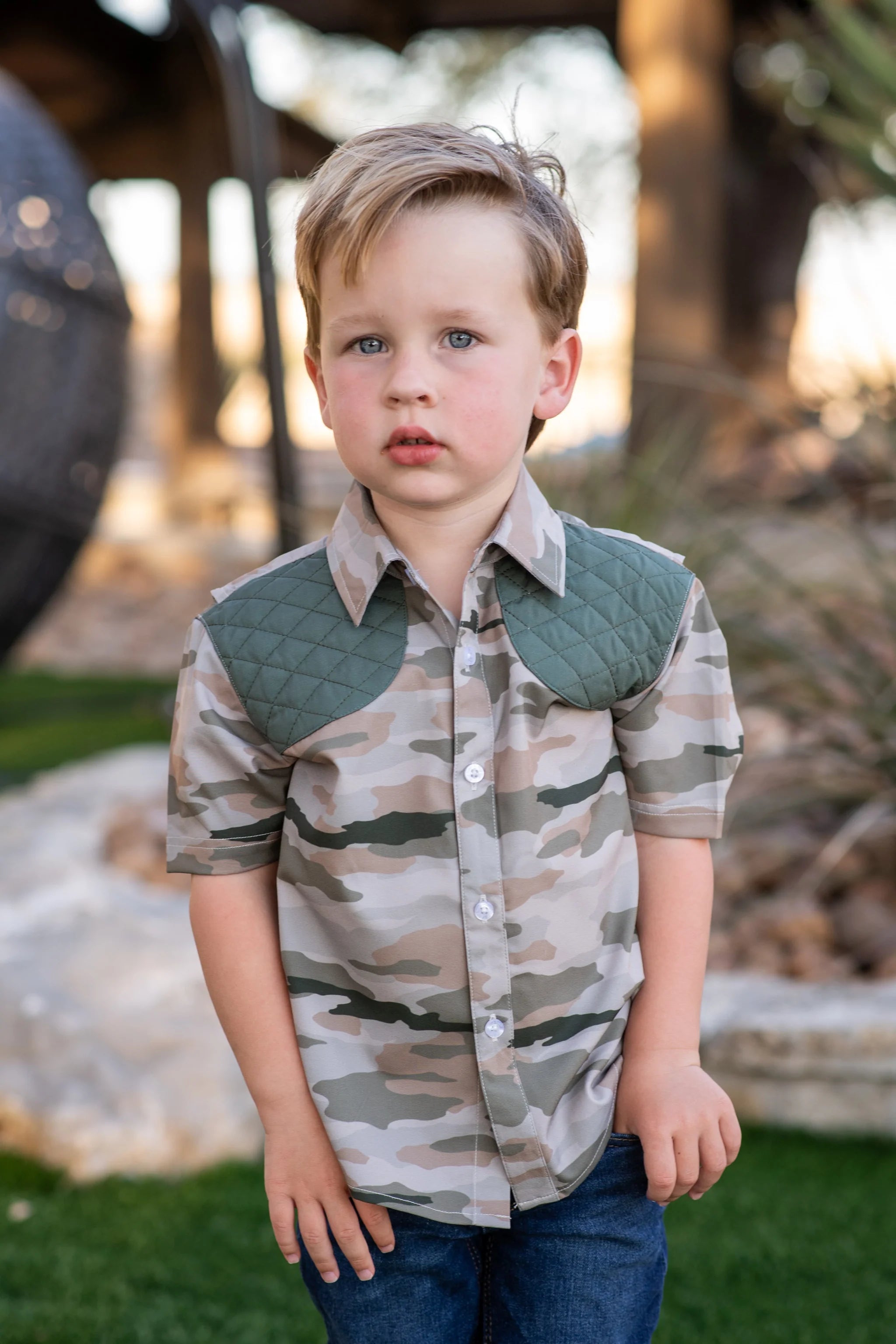 BlueQuail Classic Camo Short Sleeve Shirt