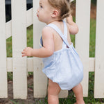 James and Lottie Blue and White Stripe Louie Bubble