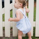 James and Lottie Blue and White Stripe Louie Bubble