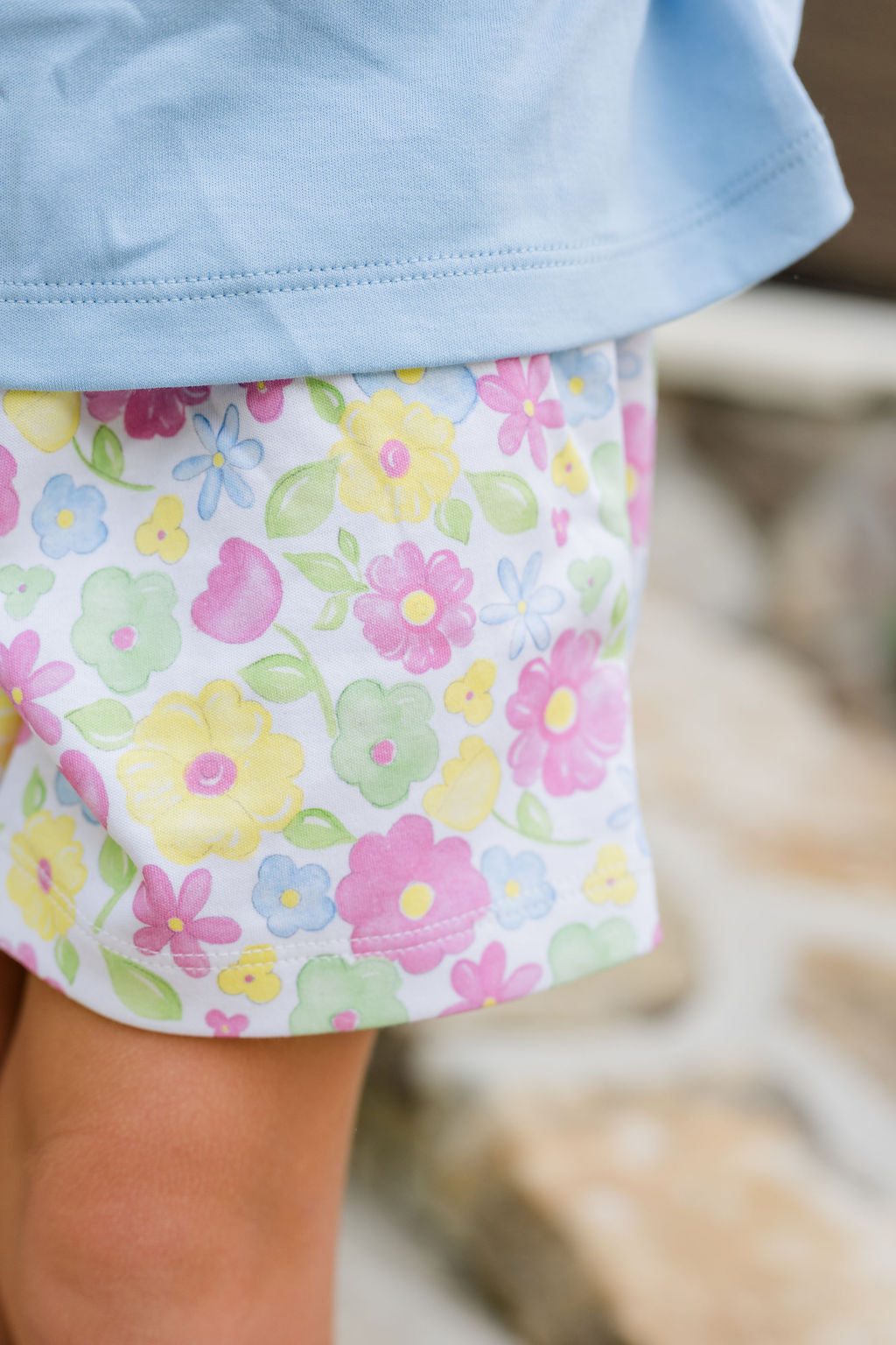 James and Lottie Blossoms and Blooms Hadley Knit Shorts