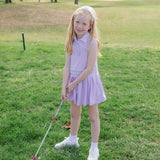 Lila and Hayes Harper Girls' Performance Dress- Lavender