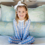 Lila and Hayes Ava Girls' Pajama Pant Set - Harvest Ribbon Floral