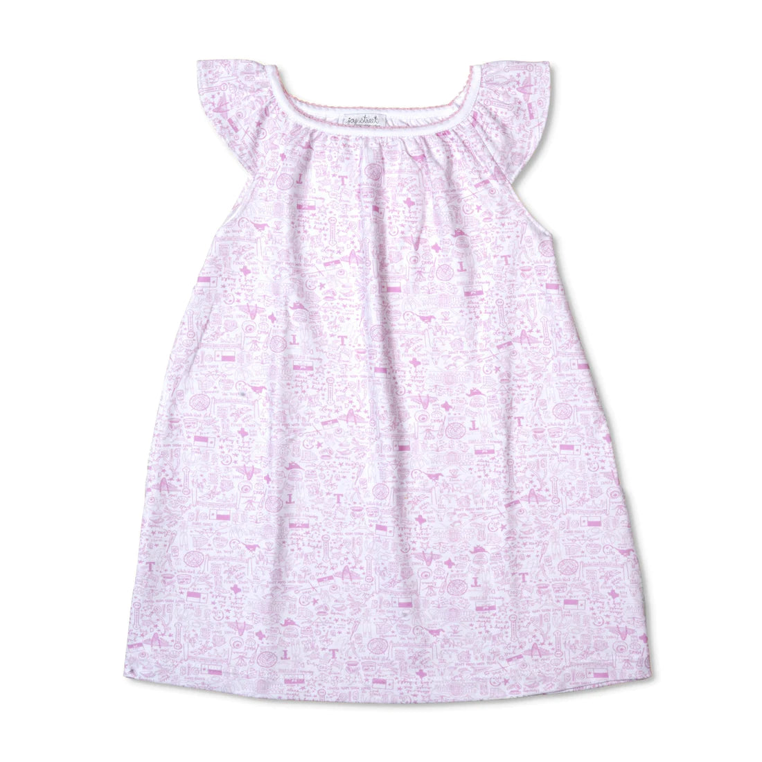 Joy Street Children's Dallas Fort Worth Lounge Dress Love Field Pink