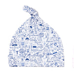 Joy Street Kids Dallas-Fort Worth Baby Hat - Stars at Night Blue