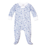Joy Street Dallas-Fort Worth Zip Onesie - Stars at Night Blue