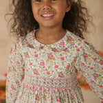 Question Everything Daphny Hand Smocked Dress