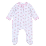 Magnolia Baby Santa Baby Printed Ruffle Footie