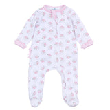 Magnolia Baby Santa Baby Printed Ruffle Footie