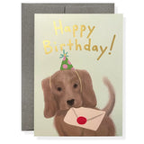 Karen Adams Dog Birthday Greeting Card