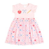 Sweet Wink Back To School Cutie Patch Short Sleeve Tutu Dress
