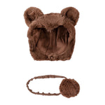 Band of the Wild Bear Hat & Tail Combo