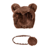 Band of the Wild Bear Hat & Tail Combo