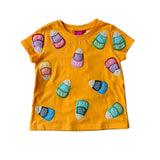 Queen of Sparkles Kids Candy Corn Halloween Tee