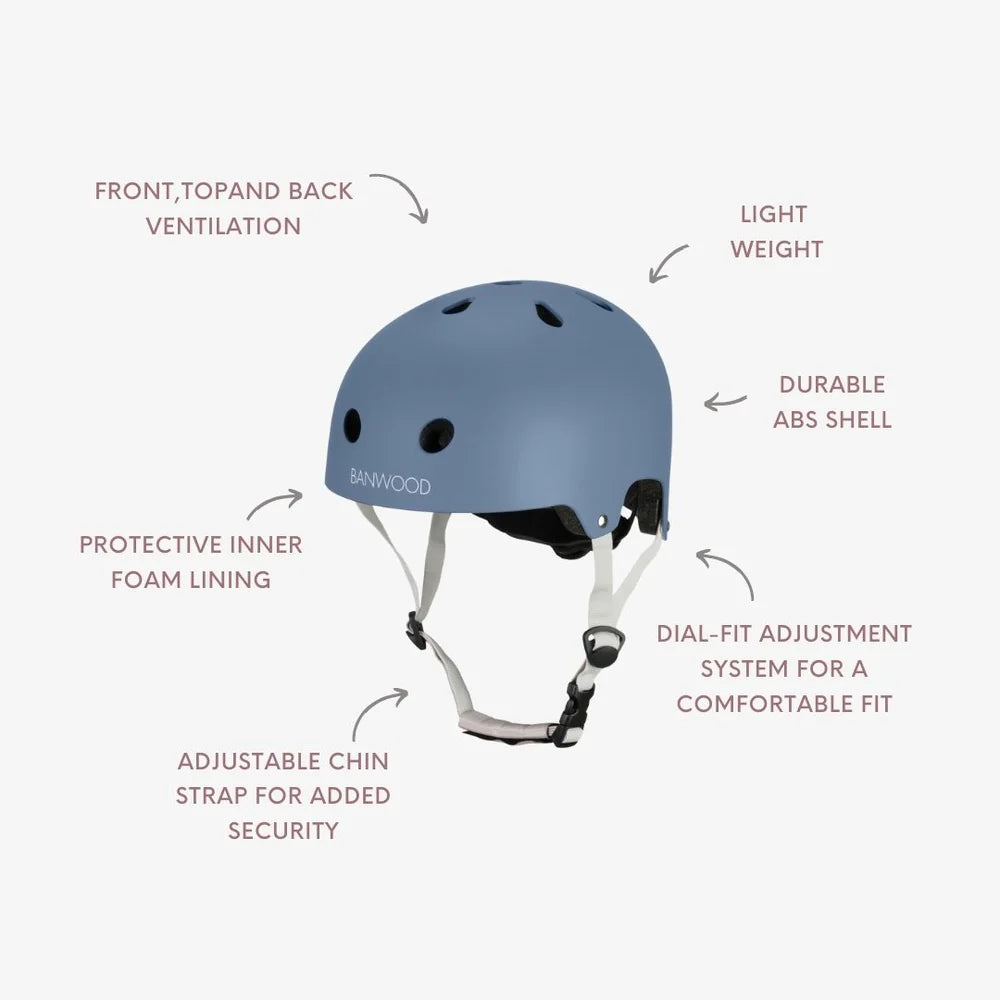 Banwood Bikes Eco Helmet - Deep Sea
