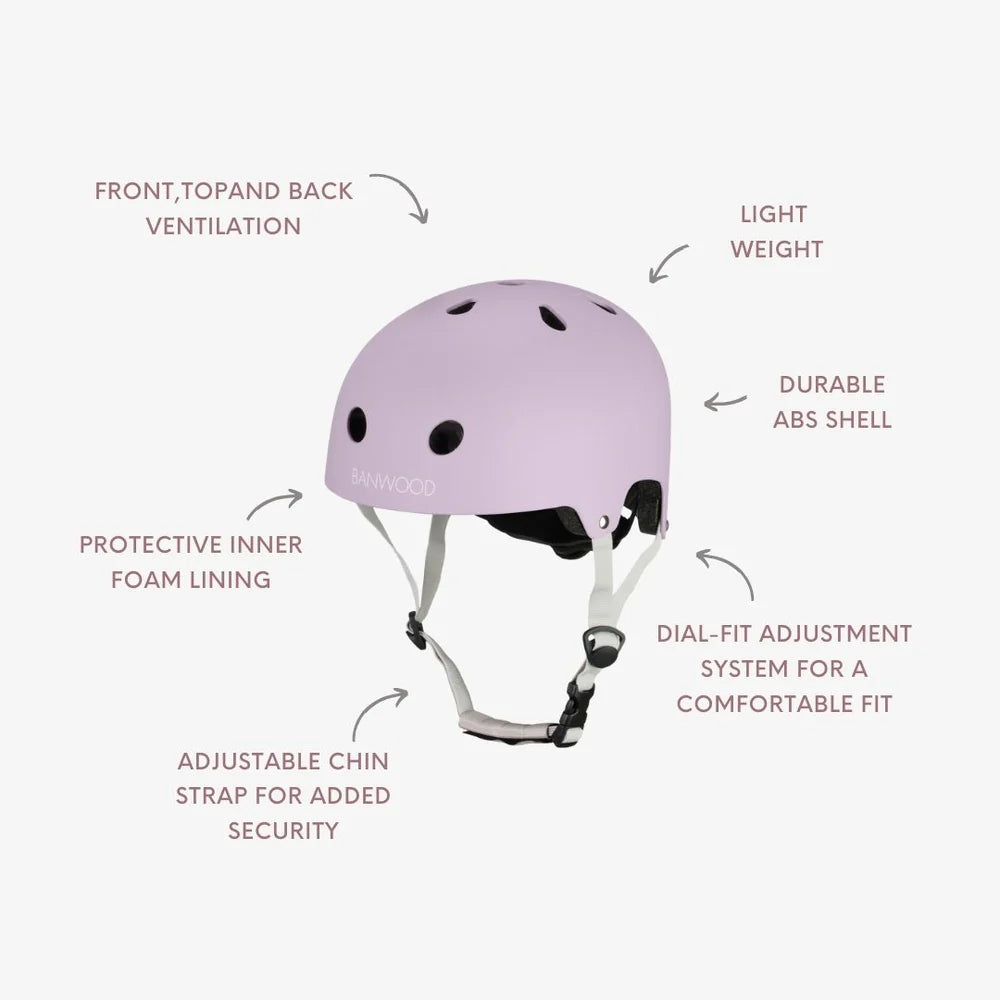 Banwood Bikes Eco Helmet - Lavender