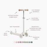 Banwood Bikes Eco Scooter- Ivory