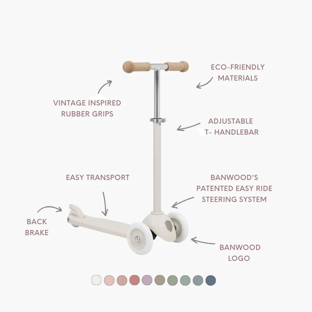 Banwood Bikes Eco Scooter- Ivory