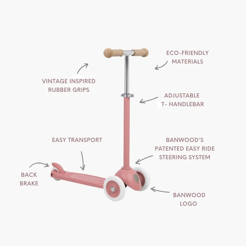 Banwood Bikes Eco Scooter- Raspberry