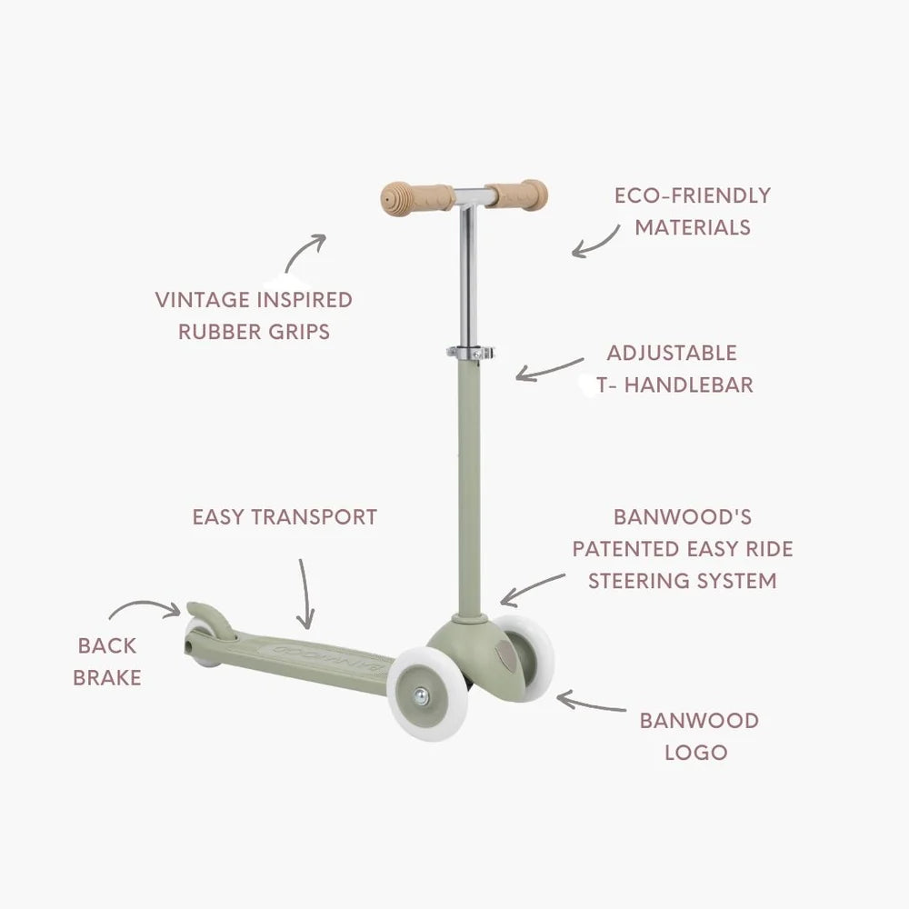 Banwood Bikes Eco Scooter- Olive
