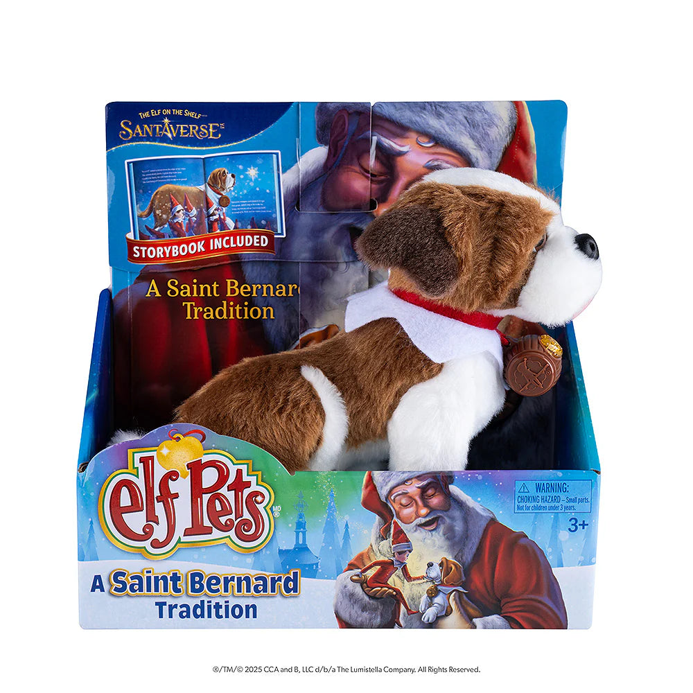Elf of the Shelf Elf Pets®: A St. Bernard Tradition