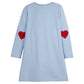 Little English North's River T-Shirt Dress - Hearts