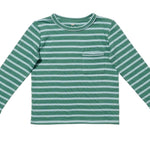 Oso & Me Edward T-Shirt- Forest Stripe