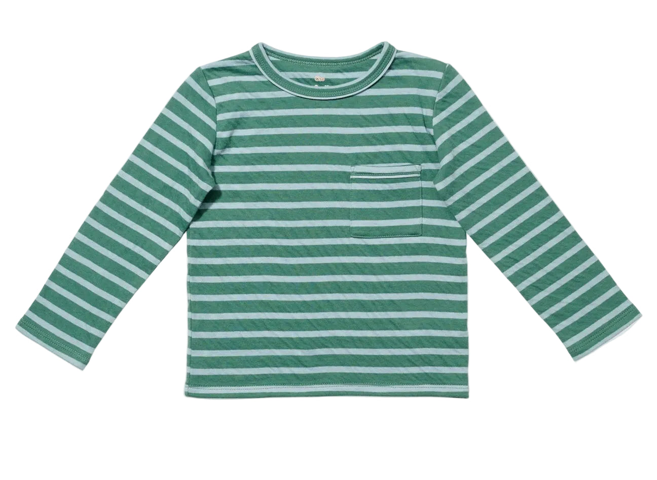 Oso & Me Edward T-Shirt- Forest Stripe