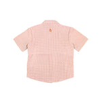 Wave Check Gameday Guayabera - Burnt Orange