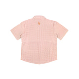 Wave Check Gameday Guayabera - Burnt Orange