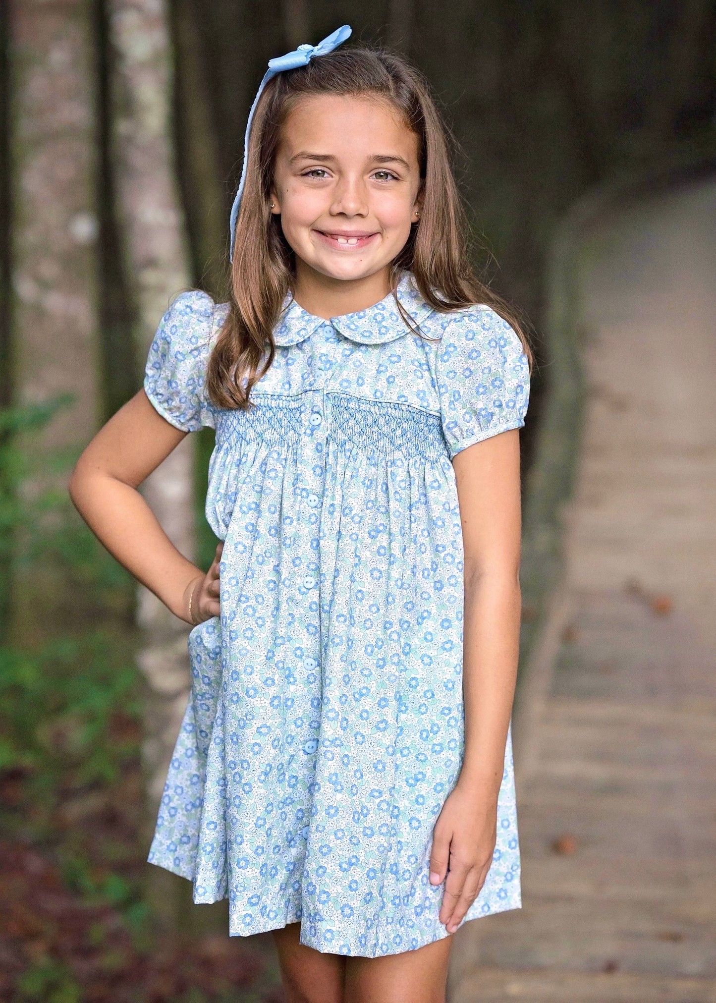 James and Lottie Ella Smocked Dress