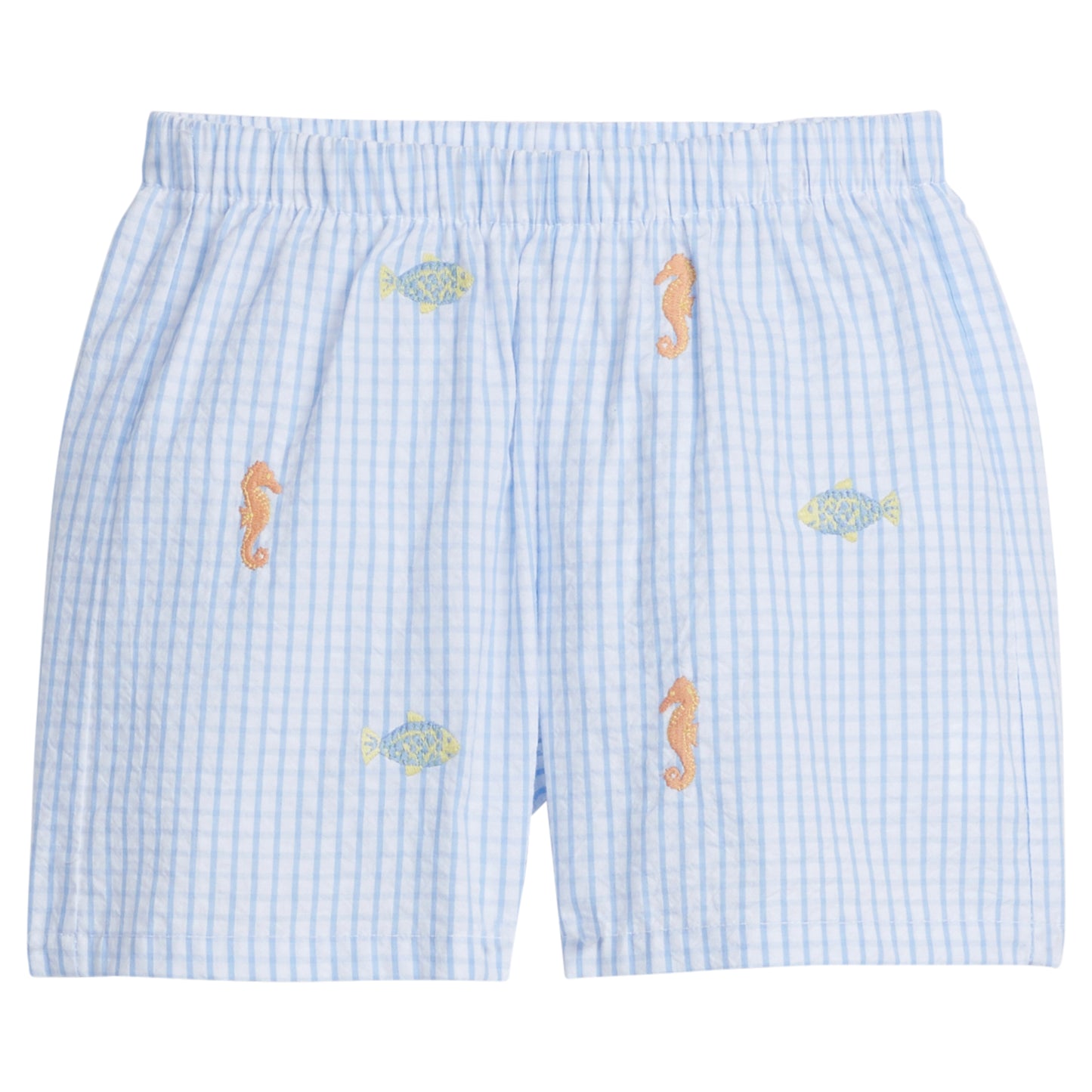 Embroidered Basic Short - Fish