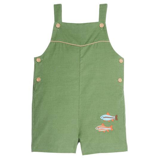 Little English Embroidered McCall Shortall- Fish