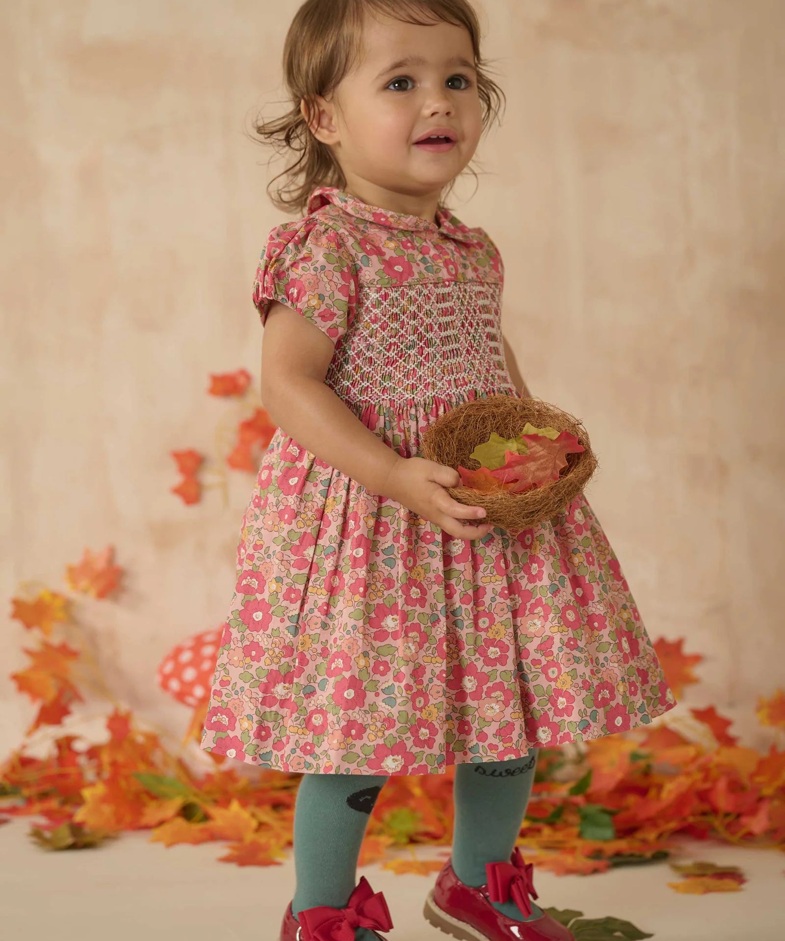 Emelina Smocked Baby Dress