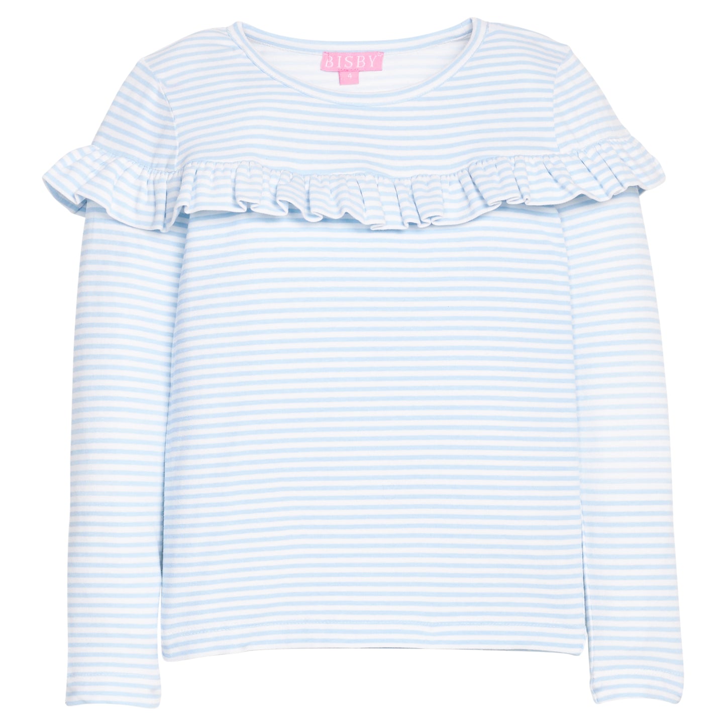 Emily Top- Pale Blue Stripe
