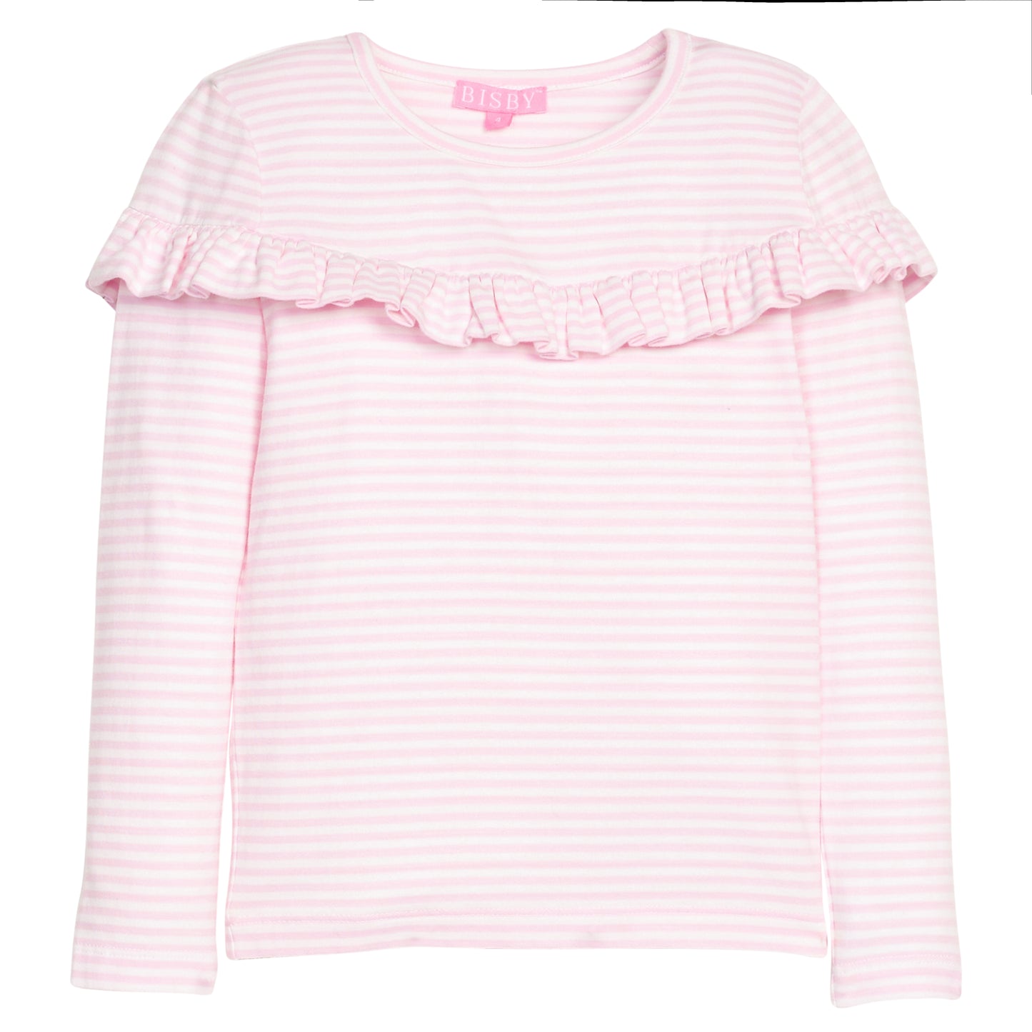 Emily Top- Pale Pink Stripe