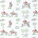Nellapima Equestrian Chase Receiving Blanket